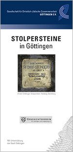 Flyer Stolpersteine in Göttingen&nbsp;&copy;&nbsp;Stadt Göttingen