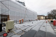 03.12.2020: Südseite mit Terrasse
