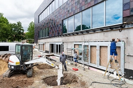 07.07.2022: Arbeiten auf der Westseite