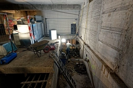 09.09.2021: Kernbohrungen im Erdgeschoss