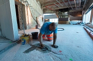 11.08.2022: Betonsanierung im Parkettgeschoss