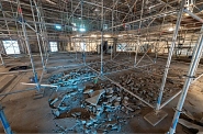 13.01.2022: Bauarbeiten im Saal