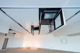 16.02.2023: Heiz-/Kühldecke in Galeriegeschoss