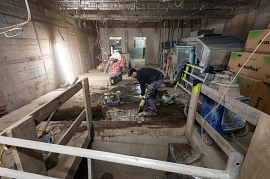 16.12.2021: Stemmarbeiten im Erdgeschoss