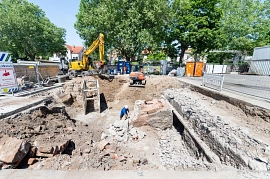 17.06.2021: Grube auf der Westseite