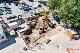 17.06.2021: Grube auf der Westseite
