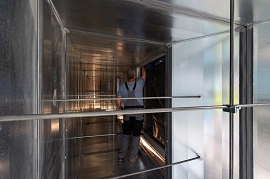 19.05.2022: Blick in einen Luftschacht für Außenluft