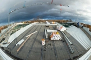 19.11.2020: Blick auf das Dach des Saalkopfes