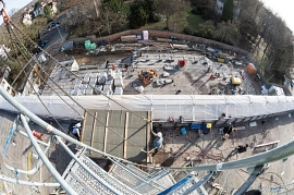 25.02.2021: Blick auf Terrasse