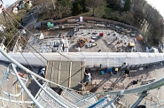 25.02.2021: Blick auf Terrasse