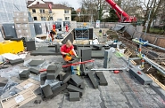25.03.2021: Terrasse erhält Dämmschicht