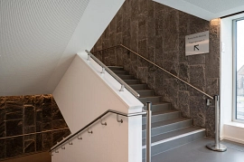 26.01.2024: Die neue Stadthalle kurz vor der Eröffnung