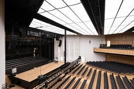 26.01.2024: Die neue Stadthalle kurz vor der Eröffnung