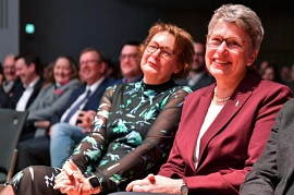 26.01.2024: Eröffnung der neuen Stadthalle - Daniela Behrens und Petra Broistedt