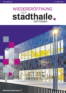 Deckblatt Sonderbeilage Stadthalle&nbsp;&copy;&nbsp;Stadt Göttingen