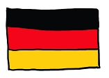 Deutschlandfahne Flagge von Deutschland © Lisi GmbH Textwerkstatt Köln