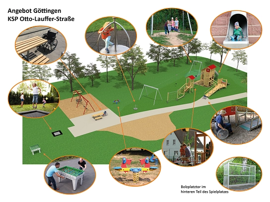 Entwurf 3 (Seite 1) Entwurf 3 (Seite 1) Diese Spielgerätekombination soll auf dem Spielplatz Otto-Lauffer-Straße aufgestellt werden.