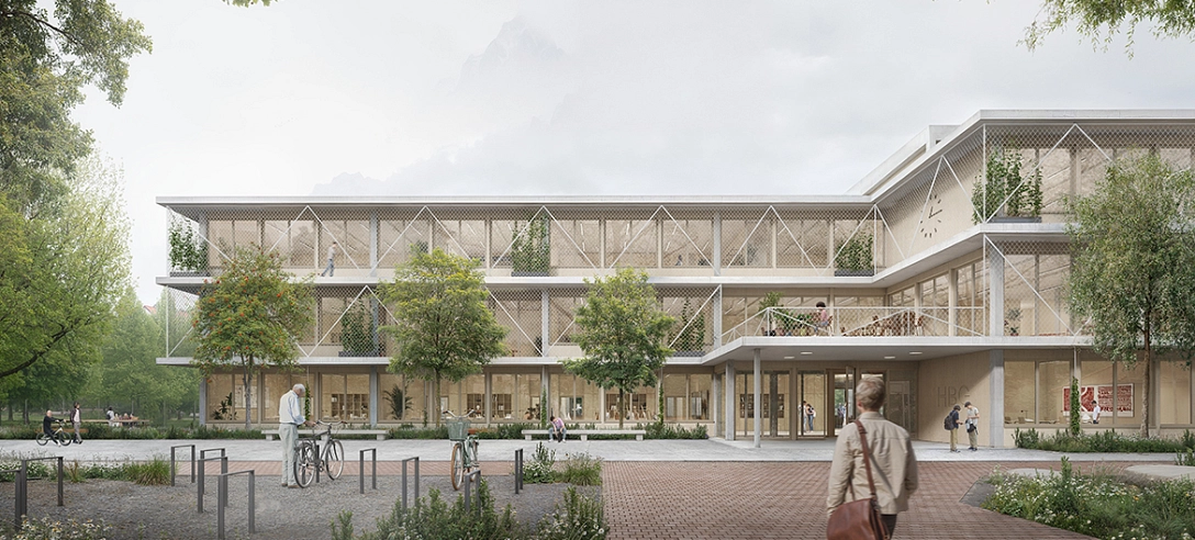 Hainberg-Gymnasium: Siegerentwurf des Ersatzneubaus