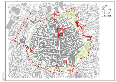 Karte Projektraum "Resiliente Innenstadt"