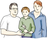 Mutter, Vater und Kind&nbsp;&copy;&nbsp;Lisi GmbH Textwerkstatt Köln
