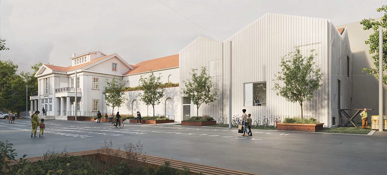 Otfried-Müller Haus - Visualisierung zur Sanierung