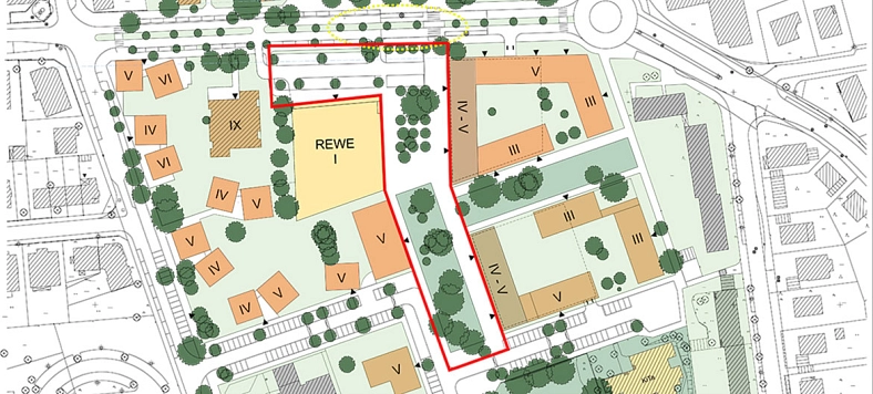 Rahmenplan Quartiersplatz Grüne Mitte Ebertal Rahmenplan Quartiersplatz Grüne Mitte Ebertal © Stadt Göttingen