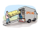 Umzug mit Auto&nbsp;&copy;&nbsp;Lisi GmbH Textwerkstatt Köln