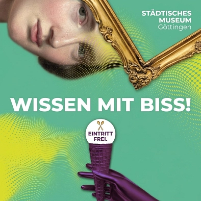Grafik mit Gemälde, Bilderrahmen&nbsp;&copy;&nbsp;Städtisches Museum Göttingen