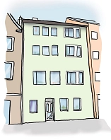 Wohngebäude&nbsp;&copy;&nbsp;Lisi GmbH Textwerkstatt Köln